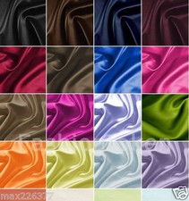 9 yards Satin fabric 60" wide bridal wedding crafts costume dress sew 9 yards