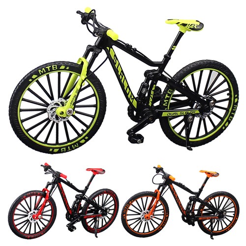 Miniature Alloy Foldable Bicycle Toy Finger Bike Model Gift Desktop Decoration