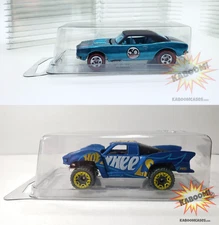 25 EACH Small Regular Hot Wheels Plastic Car Cases NEW clamshells display 1/64