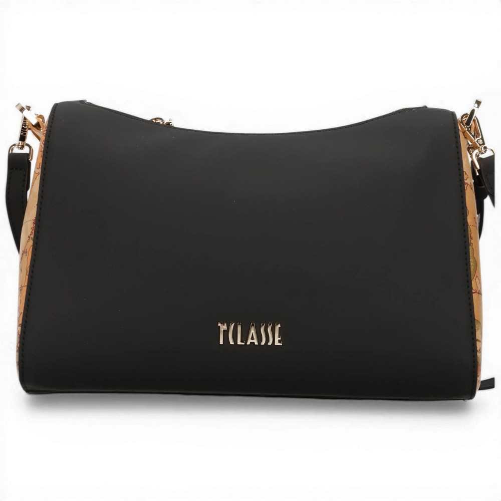 ALVIERO MARTINI 1 CLASSE Schultertasche Monogramm Damen Schwarz