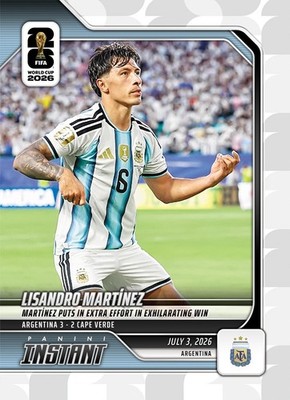 Panini Instant FIFA World Cup 2026 - Card 197 - Lisandro Martinez - Argentinien