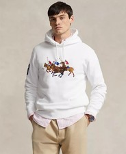 Polo Ralph Lauren Men's Triple-Pony Fleece Hoodie Size Large 4407