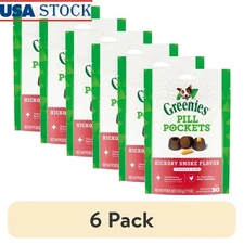 Dog Pill Pockets Soft Treats Hickory Smoke Flavor Easy Medication Administration