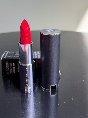 Givenchy Le Rouge Interdit Intense Silk Lipstick 306 Carmin Escarpin New