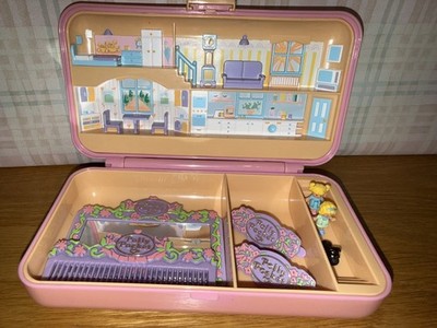 Vintage Polly Pocket Pretty Hair Play Set Bluebird 1990 100% KOMPLETT RAR