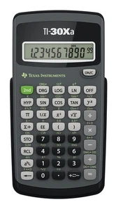 Texas Instruments TI-30XA Calculateur scientifique étudiant (Föur Rask)