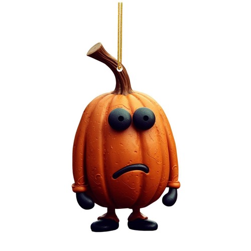 10Pcs Halloween Pumpkin Tree Ornament Car Decorations Party Hanging Decorations - Picture 8 of 11