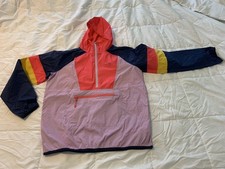 LL BEAN WIND AND RAIN ANORAK GIRLS 18 XL  EXCELLENT CONDTION