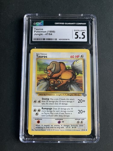 Tauros (1st Edition) graded CGC 5.5 for sale on eBay