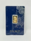 5 gram Gold Bar PAMP Suisse Lady Fortuna - Swiss Made