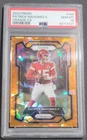 Panini 2023 Prizm Patrick Mahomes II #149 Orange Ice Prizm PSA 10