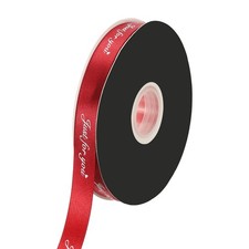 Satinband 1 Zoll x 100 Yard, Just for You Band Valentine Rouge