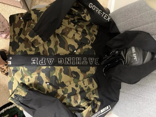 A Bathing Ape Bape x Goretex Windstopper Jacket Size Large, Vintage Japan - product listing photo