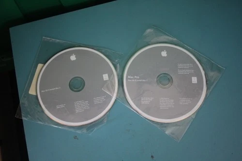 VTG APPLE MAC OS X PRO VER  10.5.1 = TWO  INSTALL DISCS