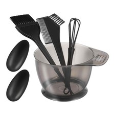 5PCS Hair Dye Coloring Bleach Bowl Comb Brushes Tint Kit Set Salon Mixing Colour