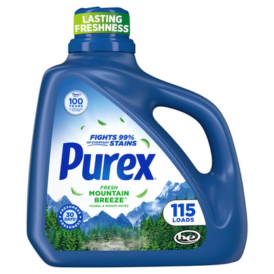 Purex Fresh Mountain Breeze Liquid Detergent, 150 fl oz, 115 loads-Free Shipping