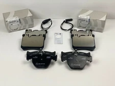 Front & Rear Brake Pads With Sensors For 10-19 Rolls Royce Ghost, Wraith & Dawn