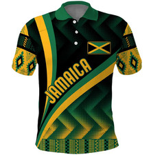 Customize Jamaica Coat Of Arms Polo Shirt Gift for Men Women