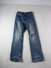 Levi's 511 Jeans Boy's Slim Fit Size 7 Reg Slim Distressed Denim