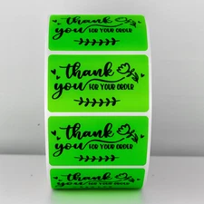 Thank You For Your Order Stickers Labels Small Business Packaging