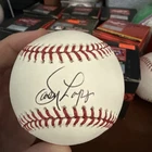 Davey Lopes Autographed Rawlings Baseball Card Official ROMLB