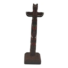 BOMA  Totem Pole Hand Painted Medium