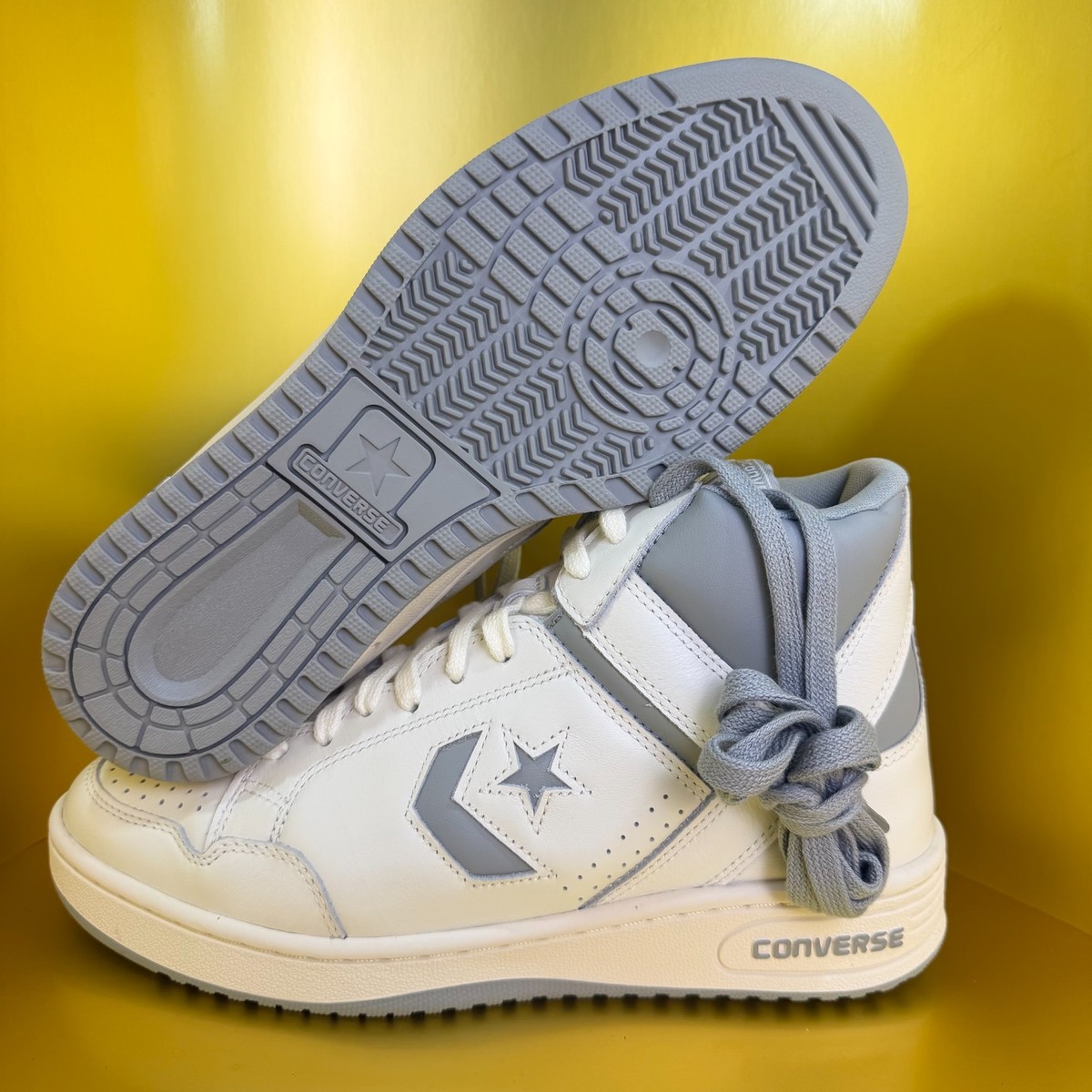Converse Weapon Vintage White Ash Grey Old Money Larry Bird Men's