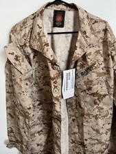 Swingster Men's U.S. Marines Military Satin Bomber Jacket Size M-L