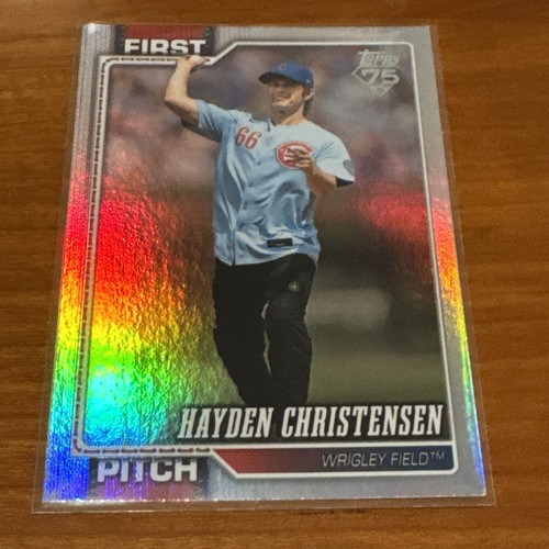 2026 Topps #FP-15 Hayden Christensen (Cubs) First Pitch FoilFractor