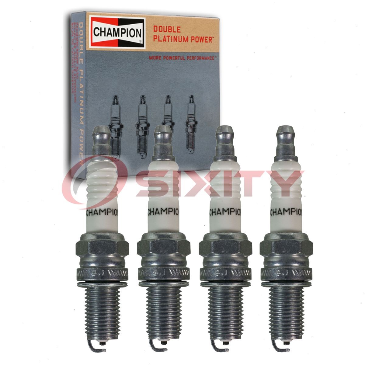 4 pc Champion Double Platinum 7972 Spark Plugs for RA8PHP IJR7A9 6R12PP hq