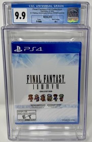 CGC Graded Final Fantasy I-VI Collection Anniversary, PS4 (1021579005, 9.9 A++)