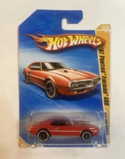 Hot Wheels 2010 New Models 03/44 Red '67 Pontiac Firebird 400 Toy Car 003/240