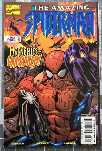 Amazing Spider-Man #436 (Marvel Comics July 1998) Rose & Black Tarantula  VF/NM