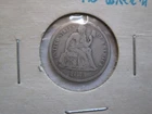 1875 CC Seated Liberty Dime