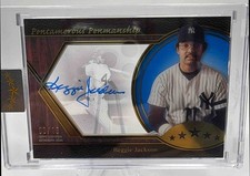 2025 Topps Five Star Reggie Jackson Pentamerous Penmanship Blue /15 Auto Yankees