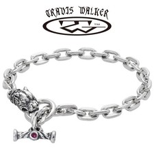 TRAVIS WALKER Pitbull Charm Oval Link Sterlin...
