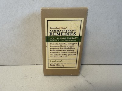 Bath & Body  AROMATHERAPY REMEDIES AROMATIC BALM Travel Inhaler .18 Oz Very Rare