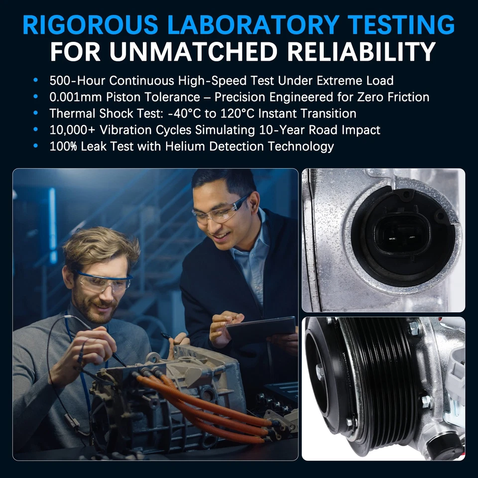 Compresor de aire acondicionado con embrague para Toyota Avalon Camry Highlander Lexus ES350 RX350 Foto 4 de 4