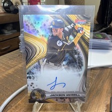 Topps 2024 Bowman's Best Jackson Merrill Autograph Refractor RC Padres B24-JM