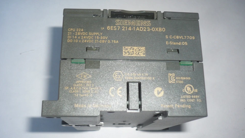 6ES7 214-1AD23-0XB0 Unita' Centrale Siemens Simatic S7-200 CPU224 DC/DC/DC - Immagine 3 di 4