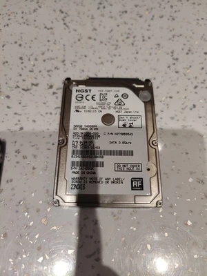 Laptop HDD 500GB Slim 2.5" SATA HDD 5400RPM Tested Wiped - Image 1 of 2