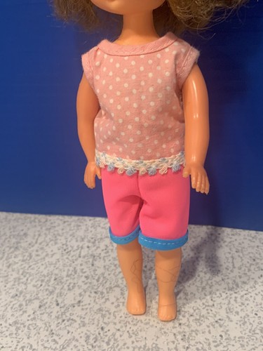 VINTAGE Blue Box Plastic 9” Hong Kong Doll with Extra Outfit - Picture 4 of 12