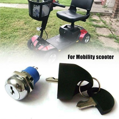 Replacement Mobility Scooter Spare Start On/Off Ignition Switch 2 Keys FOR PRIDE