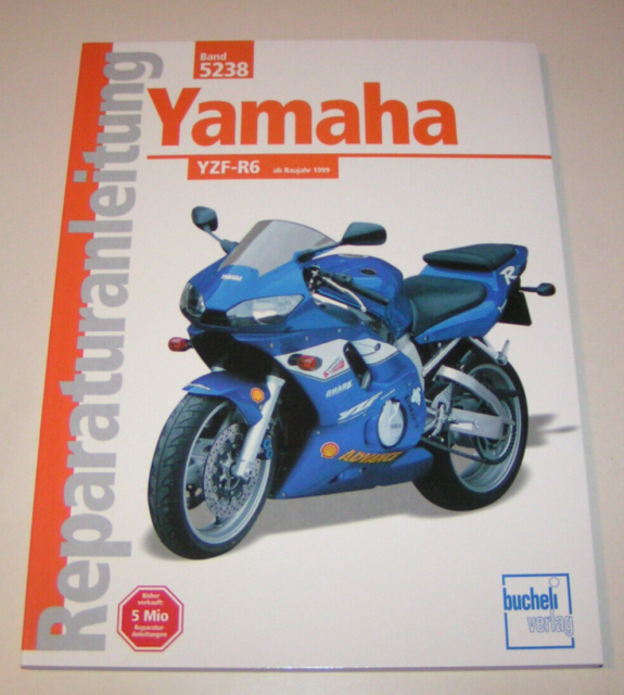 Repair instructions manual - Yamaha YZF-R6 - from year of construction 1999-