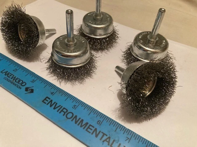 Cone shaped wire brush deals