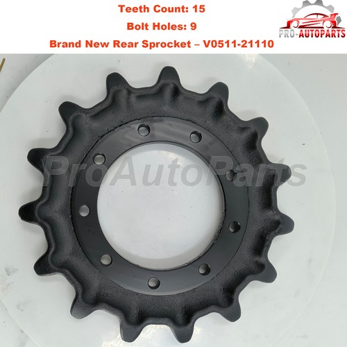NEW Rear Drive Sprocket V0511-21110 Fit for Kubota SVL65-2 SVL75-2 SVL75C SVL97