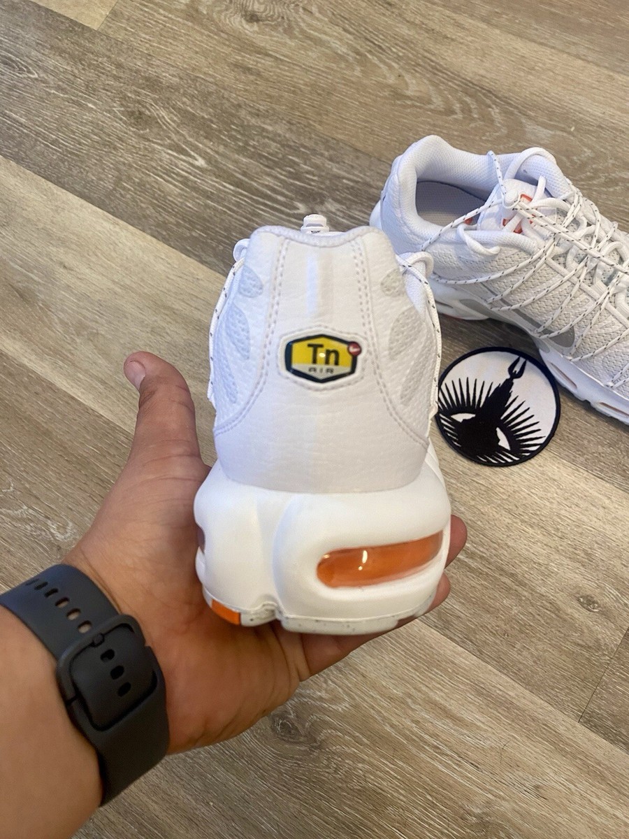 Nike Air Max Plus Utility 'White Safety Orange' FJ4232-100 Men's