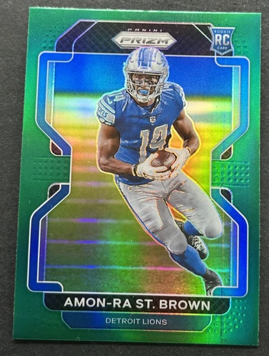 2021 Panini Prizm - Amon-Ra St. Brown #358 Detroit Lions - RC Green Prizm