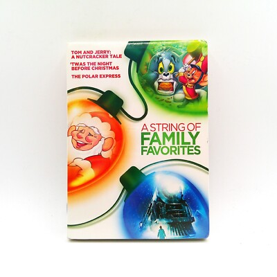 Holiday 3-MOVIE DVD Set: Tom&Jerry / Polar Express / Night Before Christmas *NEW