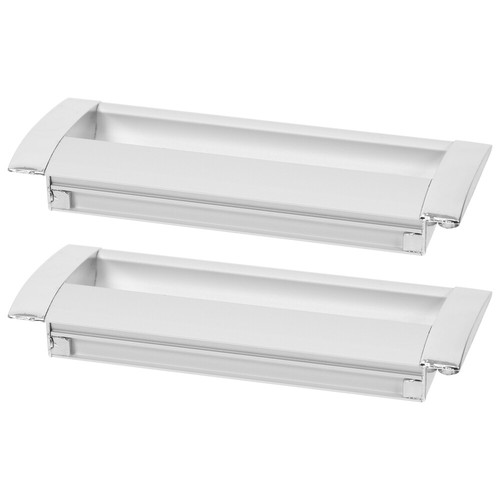 2St Aluminiumlegierung Schrank Schublade Türgriff Schrankgriffe Verdeckt - Zdjęcie 7 z 11